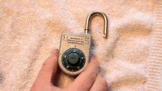 062 Demo SampG 8088 Combo Padlock  bosnianbill traveling locks [upl. by Cerell920]