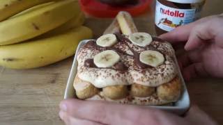 TIRAMISU BANANA E NUTELLA [upl. by Lesko]