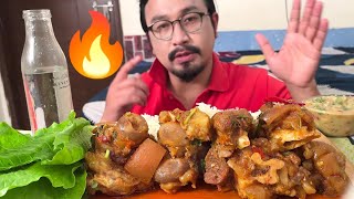 Pork Leg Curry 😋😋 Mukbang  Pork leg curry Eating challenge  Pork Leg Curry Eating show [upl. by Ennaeus]