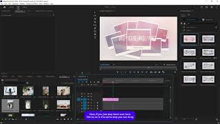 TUTORIAL  Multi Frame Photo Gallery Premiere Pro template [upl. by Nwahsuq371]