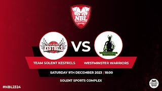 NBL2 Solent Kestrels v Westminster Warriors  091123 [upl. by Campagna814]