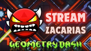 Beating ZACARIAS 100 Insane Demon  Geometry Dash Stream [upl. by Scuram183]