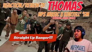 ReactionReview of Thomas  NPS Music x Kartell’em  Official Music Video [upl. by Persas]