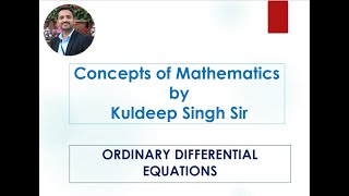 ODE1 Order Degree Linearity [upl. by Alene]