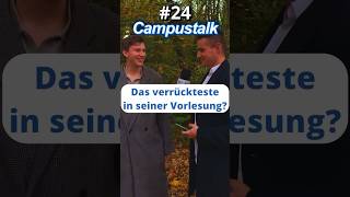 Campustalk  Das verrückteste aus seiner Vorlesung student straßenumfrage interview [upl. by Susi549]