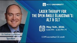 Laser Therapy For The Open Angle Glaucomas ALT amp SLT [upl. by Colombi715]