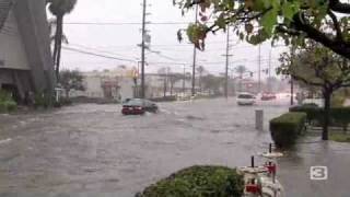 Raw Costa Mesa Street Flooding [upl. by Willard944]