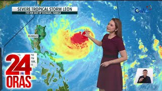 Update sa Bagyong Leon as of 700 pm  24 Oras [upl. by Adiaz]