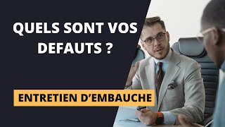 QUELS SONT VOS DEFAUTS  Comment y répondre  Voici comment ne plus tomber dans le piège [upl. by Teage]