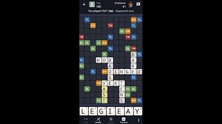 Wordfeud by Bertheussen IT  free multiplayer word puzzle game for Android and iOS  gameplay [upl. by Aronek]