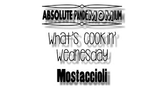 Easy Mostaccioli Recipe [upl. by Attegroeg]