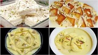 4 Easy Eid Dessert Recipes  Eid Special Recipe 2024  Dessert Recipe  Eid special 2024 New Recipe [upl. by Ainatnas]