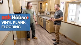 How to Install Vinyl Plank Flooring  Ask This Old House [upl. by Reffotsirk]