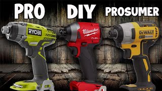 What you need to know before you invest in a power tool brand Pro vs DIY vs Prosumer [upl. by Bashee]