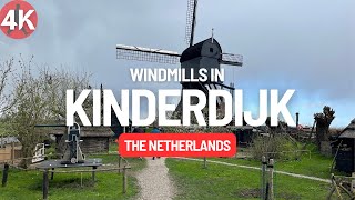 Visiting Kinderdijk Exploring the Historic Windmills in 4K [upl. by Juakn]