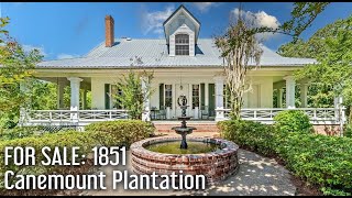 FOR SALE 1851 CANEMOUNT PLANTATION with 40 Acres [upl. by Goddord404]