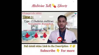 Type 2 diabetes mellitus treatmentGlimepiride 2mg tablet usesmedicalstudent nursingstudent [upl. by Lavotsirc]