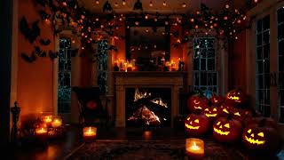 Halloween rain and crackling fire [upl. by Elatsyrk]