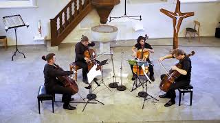 P Tschaikowsky Streicherserenade für Celloquartett [upl. by Linnea782]