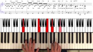 Sonjas Sang til Julestjernen  pianotutorial [upl. by Richarda138]