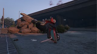 Its a Super Mopet 🛵 Faggio Mod GTA5 [upl. by Lleddaw]