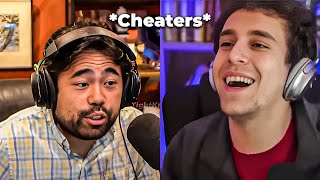 8 Minutes Of Grandmasters Exposing CHEATERS LIVE [upl. by Oberon]