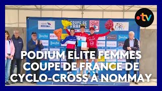 Coupe de France de Cyclocross 2024  Marie Schreiber remporte la course Elite Femmes [upl. by Werda]