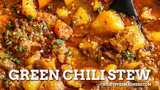 Green Chili Stew with Pork  One Pot Wonder [upl. by Kania588]