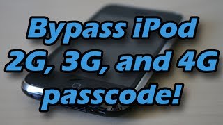 How to bypass Ipod touchs passcode 2g 3g and 4g only [upl. by Ayotl162]