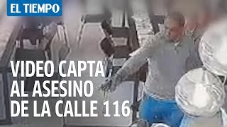 Video del asesinato de Ezequiel Rodríguez en el Carulla de la 116  El Tiempo [upl. by Kitrak]