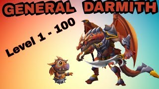 Monster Legends General Darmith Level 1 to 100 [upl. by Eneles841]