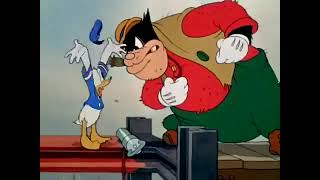 Donald Duck  The Riveter 1940 with Original RKO titles [upl. by Figge]