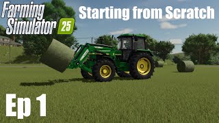 STARTING FROM SCRATCH in Riverbend Springs  FS25  Farming Simulator 25 [upl. by Airel]