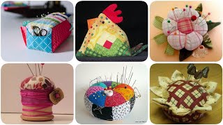 Lovely simple patchwork pincushion design and ideas by pop up fashion 💖 [upl. by Eahc]