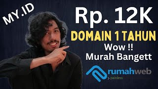 Cara beli domain di rumahweb  murah dan cepat [upl. by Notsgnal]