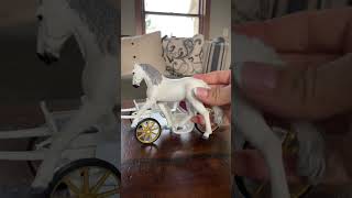 Unboxing schleich wedding carriage schleich unboxing fyp [upl. by Runkel]