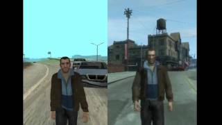 GTA SA vs GTA IV car bailout [upl. by Mellisa]