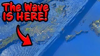 FIGHTING THE LARGEST TSUNAMI IN CITIES SKYLINES Earth Map28 [upl. by Mcafee618]