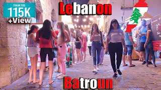 walking tour Lebanon 2022  Batroun Ultra 4k  11 Sep lebanon batroun [upl. by Ellinehc]