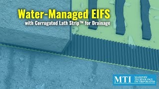 Water Managed Drainable EIFS [upl. by Madalena]