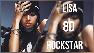 LISA 리사  ROCKSTAR 8D   🎧 USE HEADPHONES 🎧 [upl. by Lsiel]