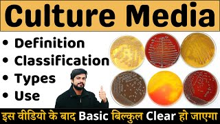 🔬 Culture Media and its Types in Microbiology  कल्चर मीडिया क्या है 🔬 [upl. by Carson]