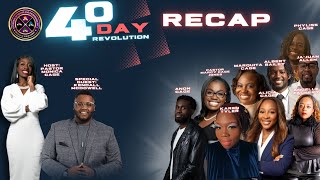 40 Day Revolution Recap  Pastor Monica Cage [upl. by Machutte426]