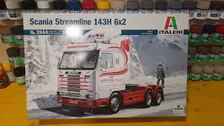 SCANIA 143H 6X2 STREAMLINE ITALERI 124 [upl. by Christalle]