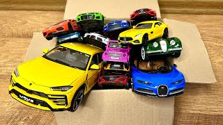 A collection of diverse miniature cars including Peugeot Volvo Renault Hyundai Pagani Cadillac [upl. by Nnewg]