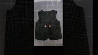 Easy and quick cutting ✂️ for baby boy waistcoat fashionstyle sewing cuttingyoutubeshorts [upl. by Annav]