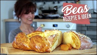 Hefezopf Rezept  gefüllter Striezel  Backen zum Frühstück oder Osterbrunch [upl. by Ardene]