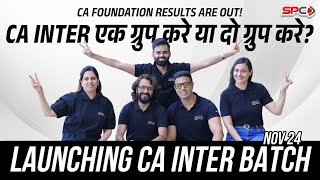 Launching CA INTER NEW BATCH FOR NOV 24 I Detailed Information of CA Inter New Batch I FAQ [upl. by Anirat710]