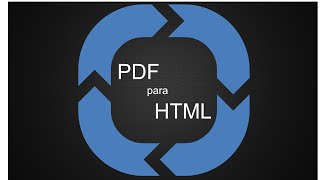 Como converter PDF para HTML em um único arquivo HTML [upl. by Lashonda170]