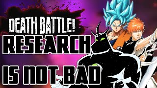 DEATH BATTLEs research is NOT bad kinda [upl. by Ynobe]